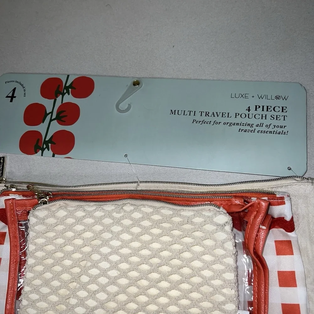 Luxe +‎ Willow 4 Piece Multi Travel Pouch Set